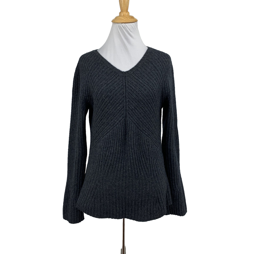 Rag & Bone Sweater Womens S Small Grizzly Ribbed Knit Wool Chevron Textured